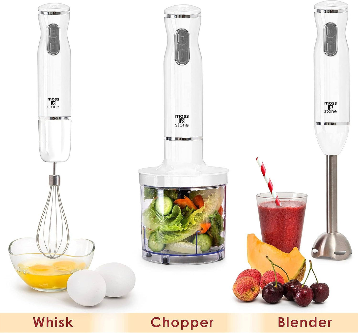 Hand Blender Electric With Add On's - Black