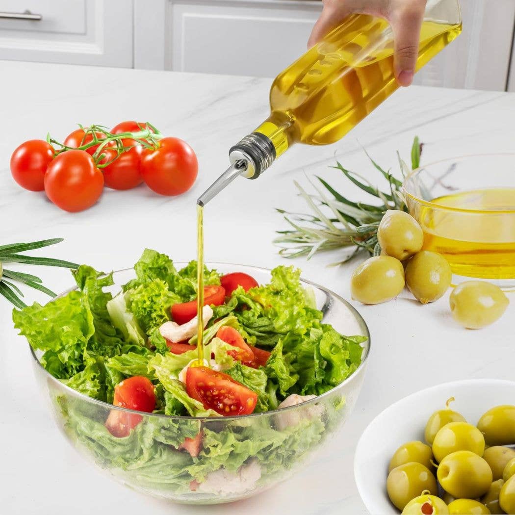 Olive Oil Dispenser Bottle16.9 oz with Accessories: Clear