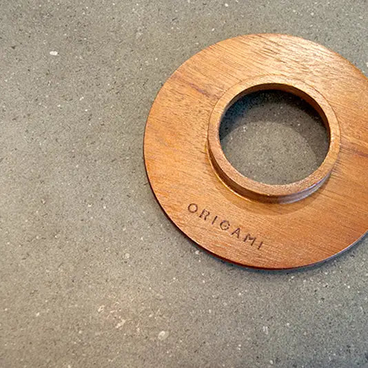 78766002 Origami Wood Dripper Holder