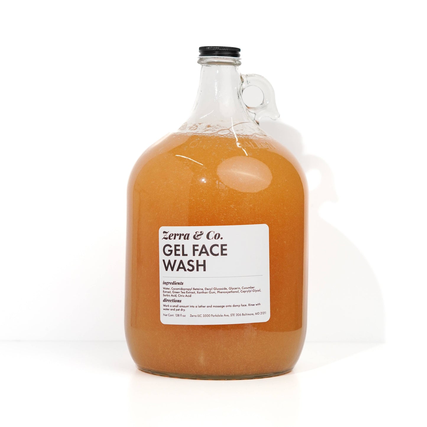 Bulk Gel Face Wash | Zero Waste Gentle Cleanser Refill: (128 oz) - Sold by the oz