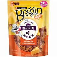DOG TREAT BEGGIN BACON CHEESE 25OZ