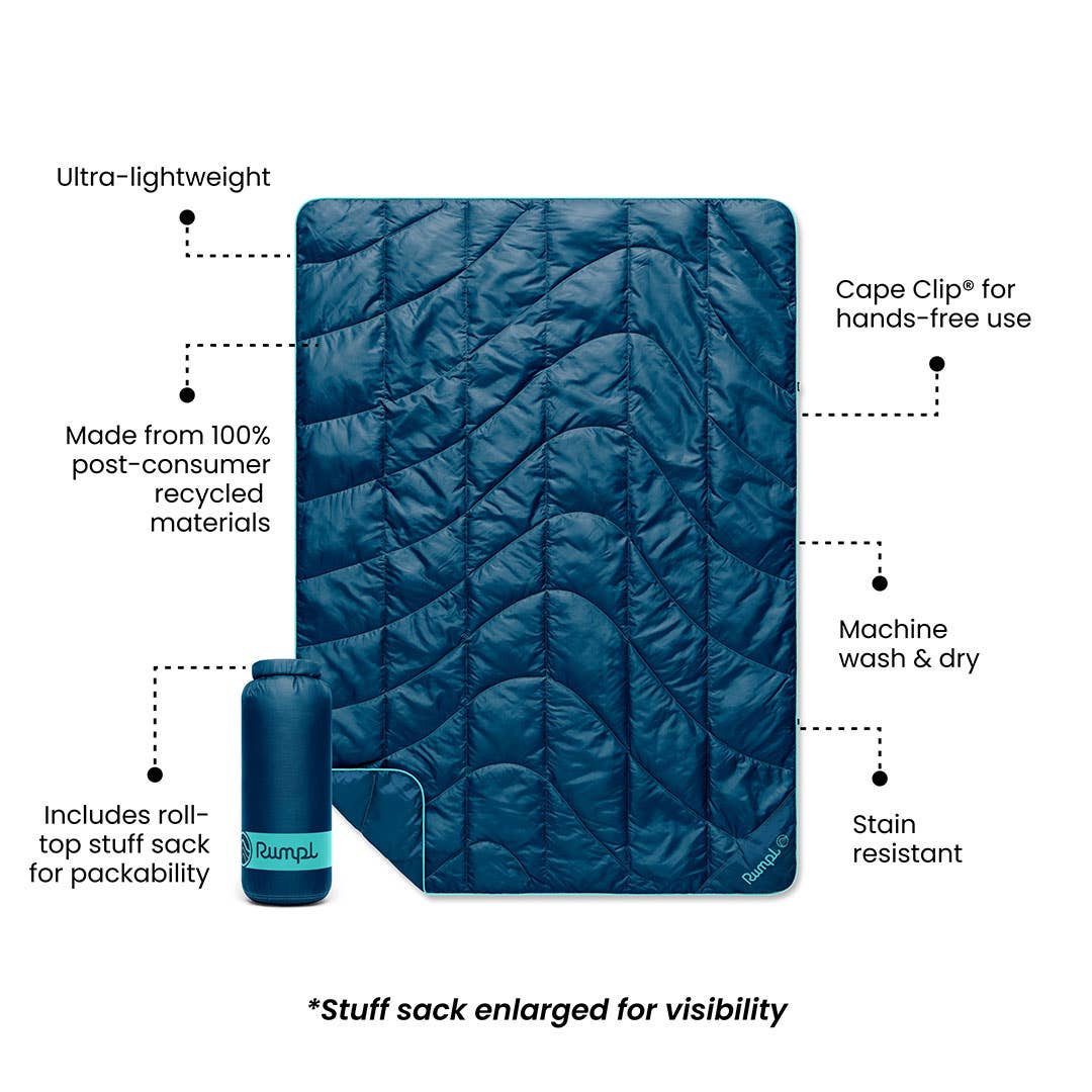 Travel Puffy Blanket - Deepwater: Travel