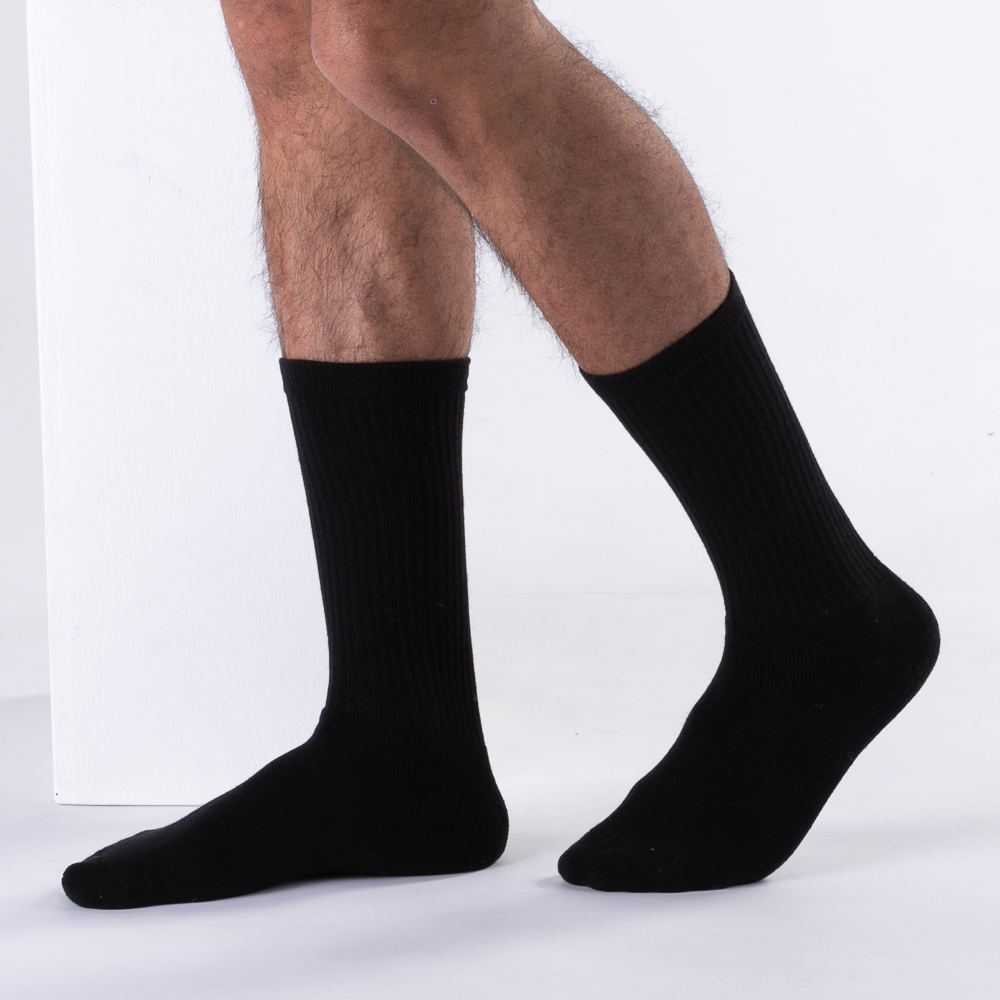 1O PAIR BEAR RIVER MENS CREW SOCK COTTON