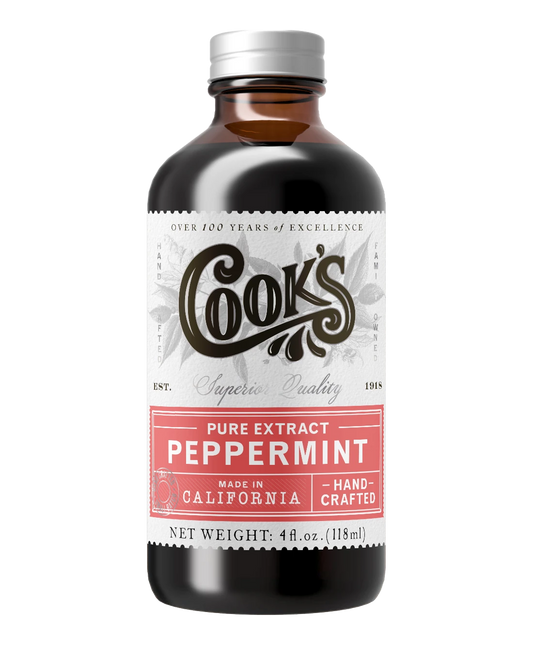 Pure Peppermint Extract: 4 Oz