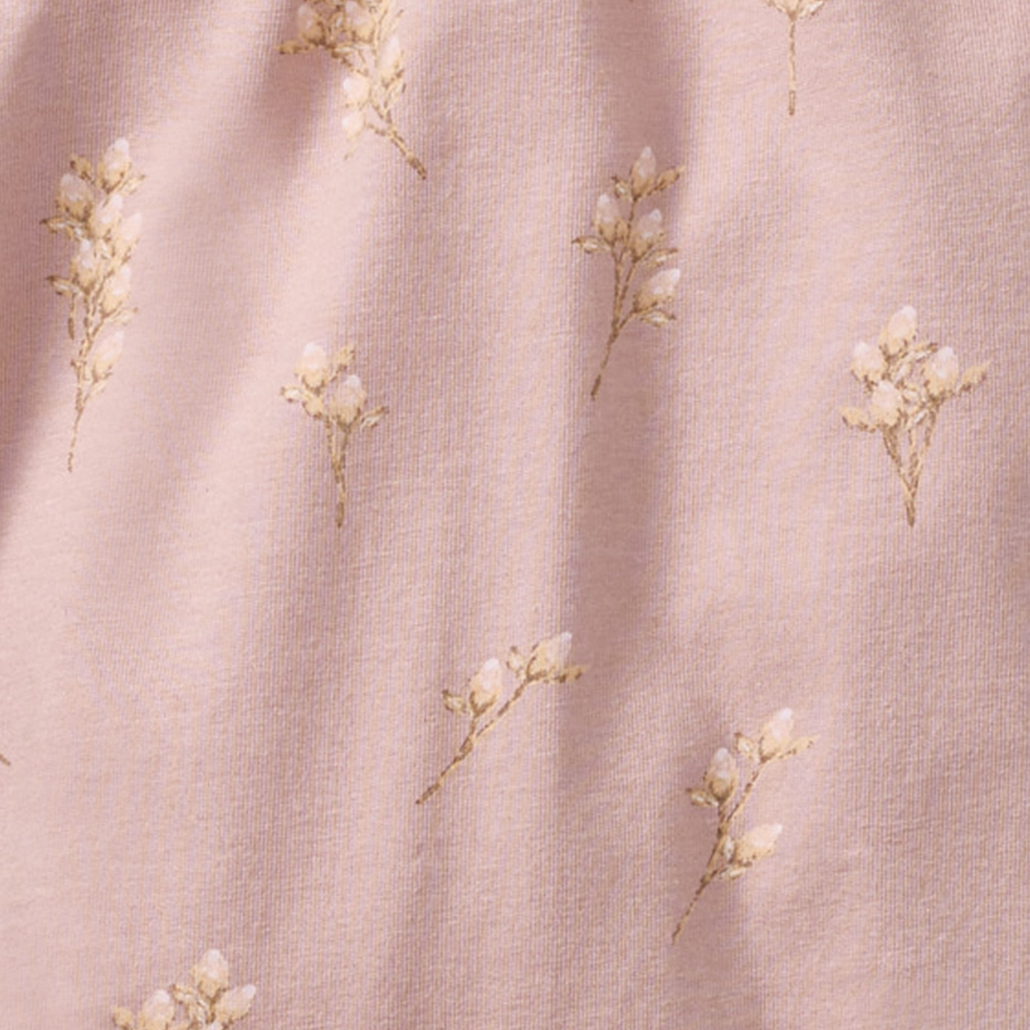 Budding Beauty Infant Jumpsuit: Organic Rose / 3-6 Months