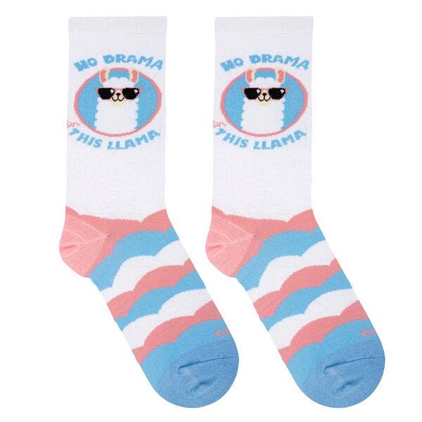 No Drama Llama Socks - Womens