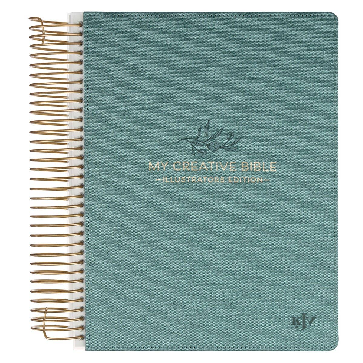 KJV My Creative Bible HC, Teal Linen