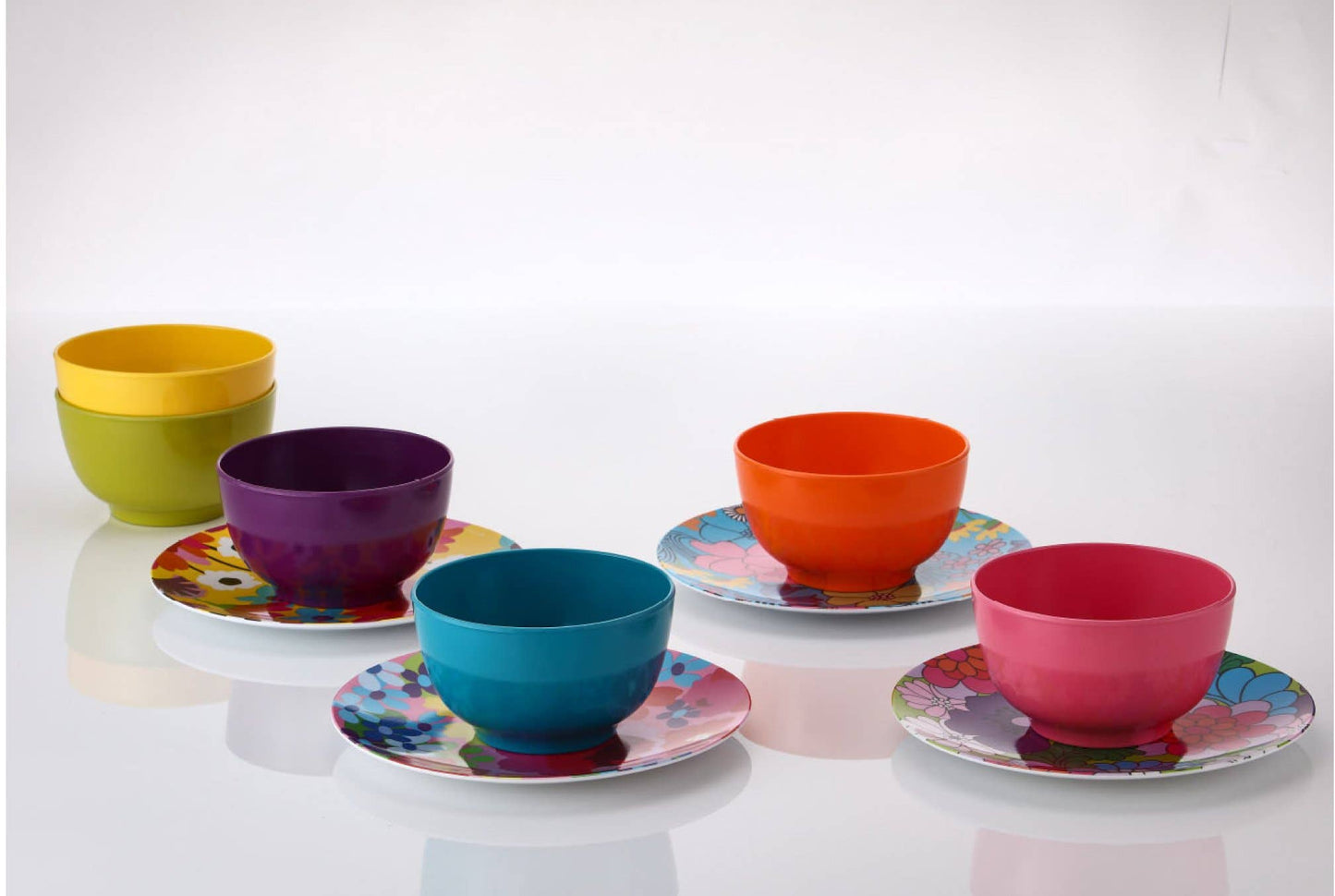 Garden Florals 6.5" Appetizer Plate - Set of 6