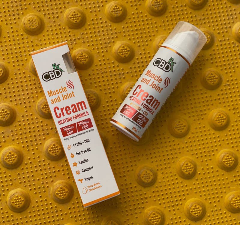 Muscle & Joint Cream Heating Forumla CBD + CBG - 1000mg