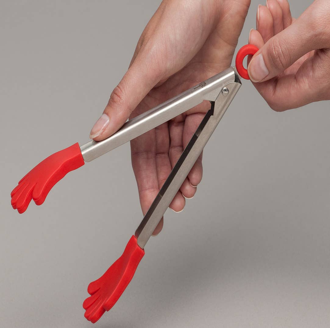7" Silicone Handy Tongs