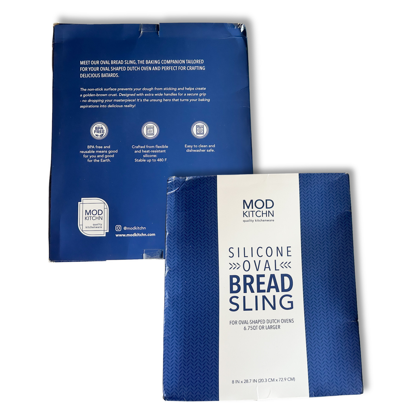 Oval Silicone Bread Sling for Dutch Ovens | Non-Stick Baking: Small