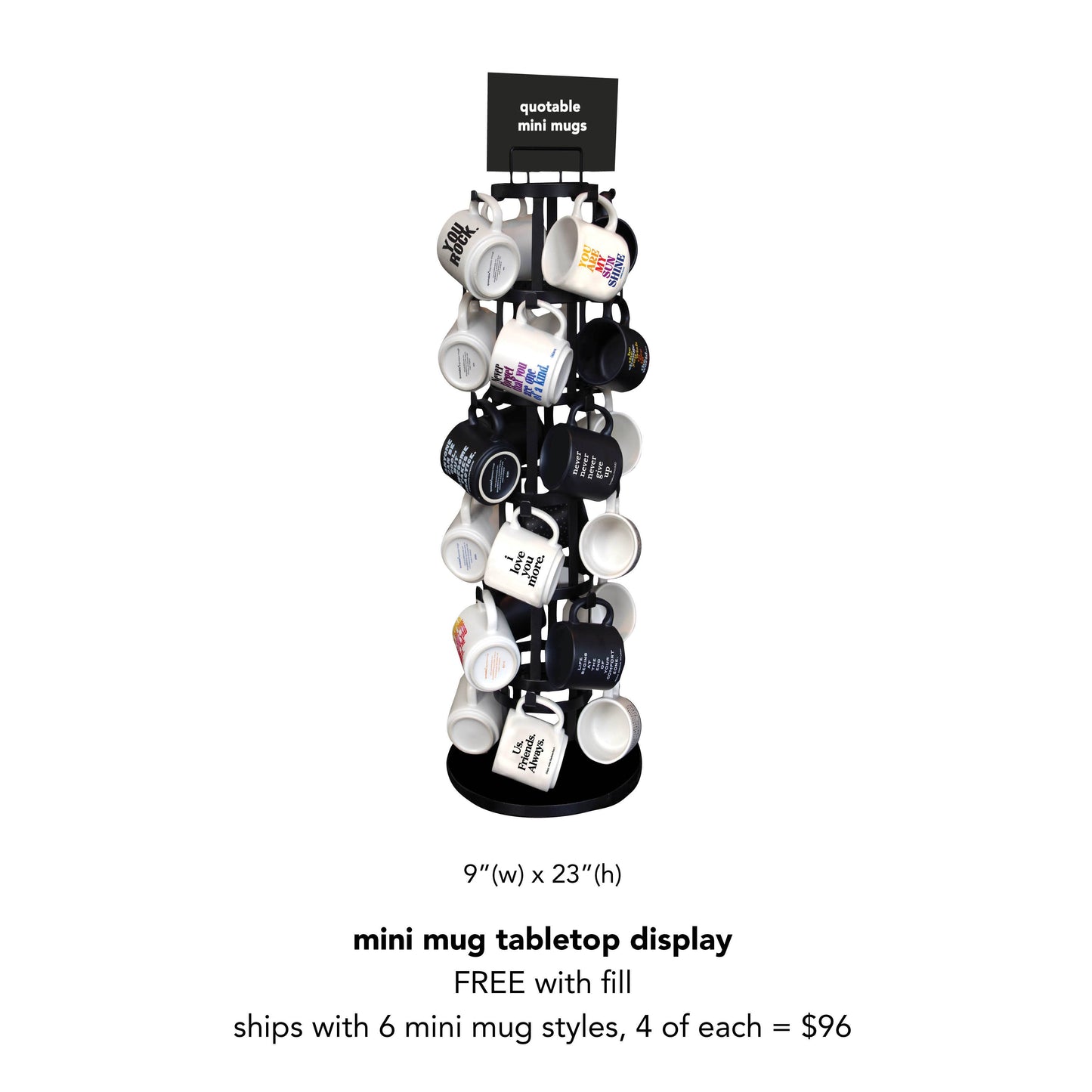 Mini Mugs - E252 - Us. Friends. Always (Mary Anne Radmacher)