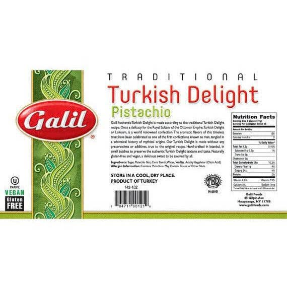Pistachio Turkish Delight | 16 oz | Galil