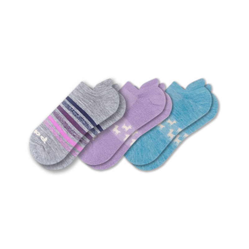 Women's Low Cut Pacas Socks: Small / Medium (US: 5 - 8) ~ Assorted Colors