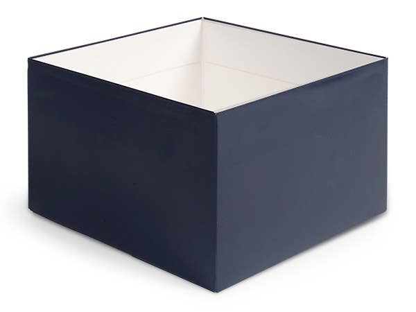 Gift & Gourmet Boxes: Matte Navy / 25 Pack / 10x10x5.5" Base Only