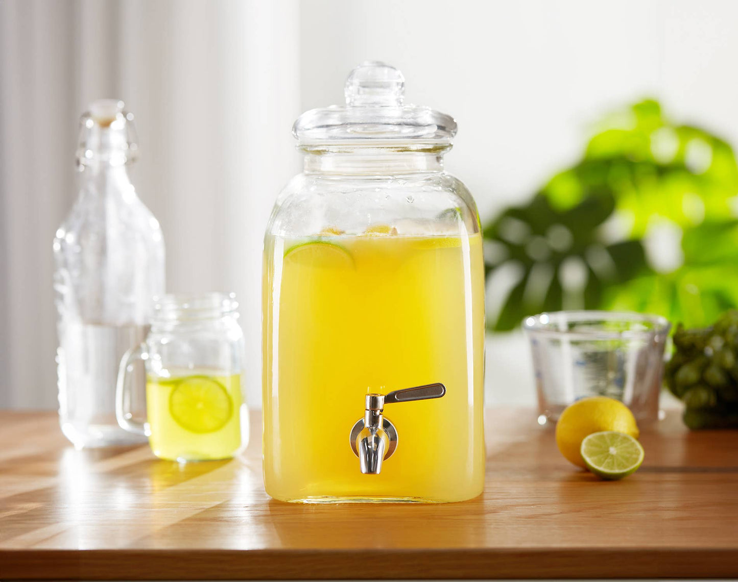 Kook Glass Drink Dispenser, 1.25 Gal