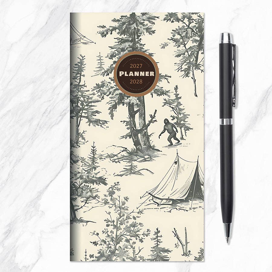 2027-2028 Trail + Timber Small Monthly Pocket Planner