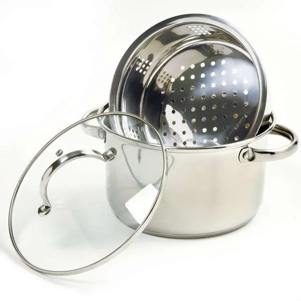 Stainless Steel Steamer Cooker - 3pc
