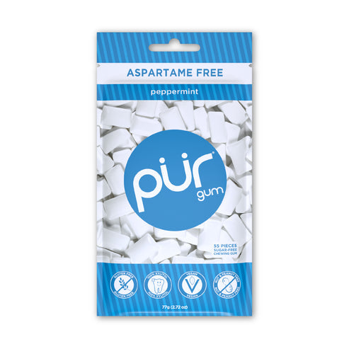 Pur Gum 55 Piece Gum Bag ~ Assorted Flavors