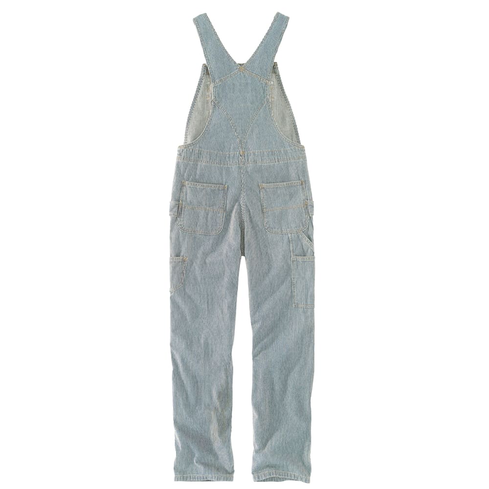 WOMEN'S RELAXED FIT DENIM STRIPED BIB OVERALL CARHARTT