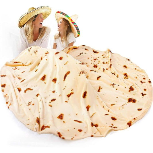 Z-BRRT-BLNKT-71-INCHS Burrito Blanket Flour Tortilla Design: 71 inches