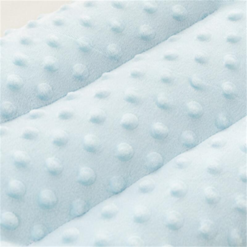 100% Cotton Baby Soothing Pillow: One Size / Light Blue