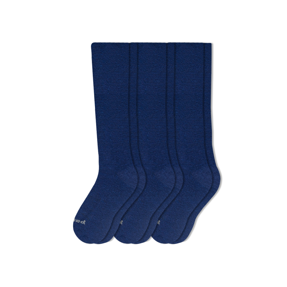 Men's Compression Socks: SOLID/Gray & SOLID/Charcoal & SOLID/Black / Medium / Large (US: 7 - 10)