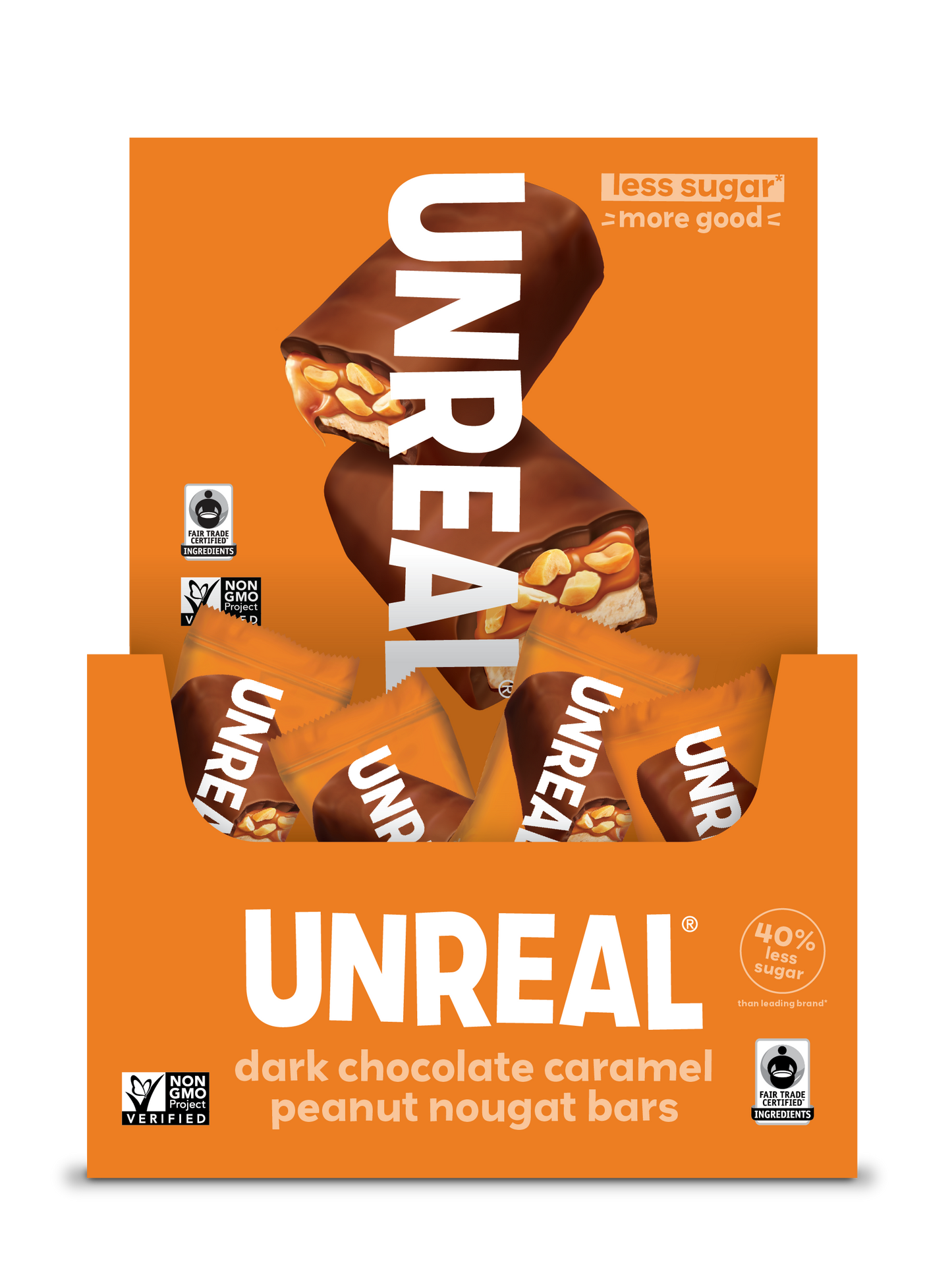 Dark Chocolate Caramel Peanut Nougat Bars Caddy-SOLD INDIVIDUALLY