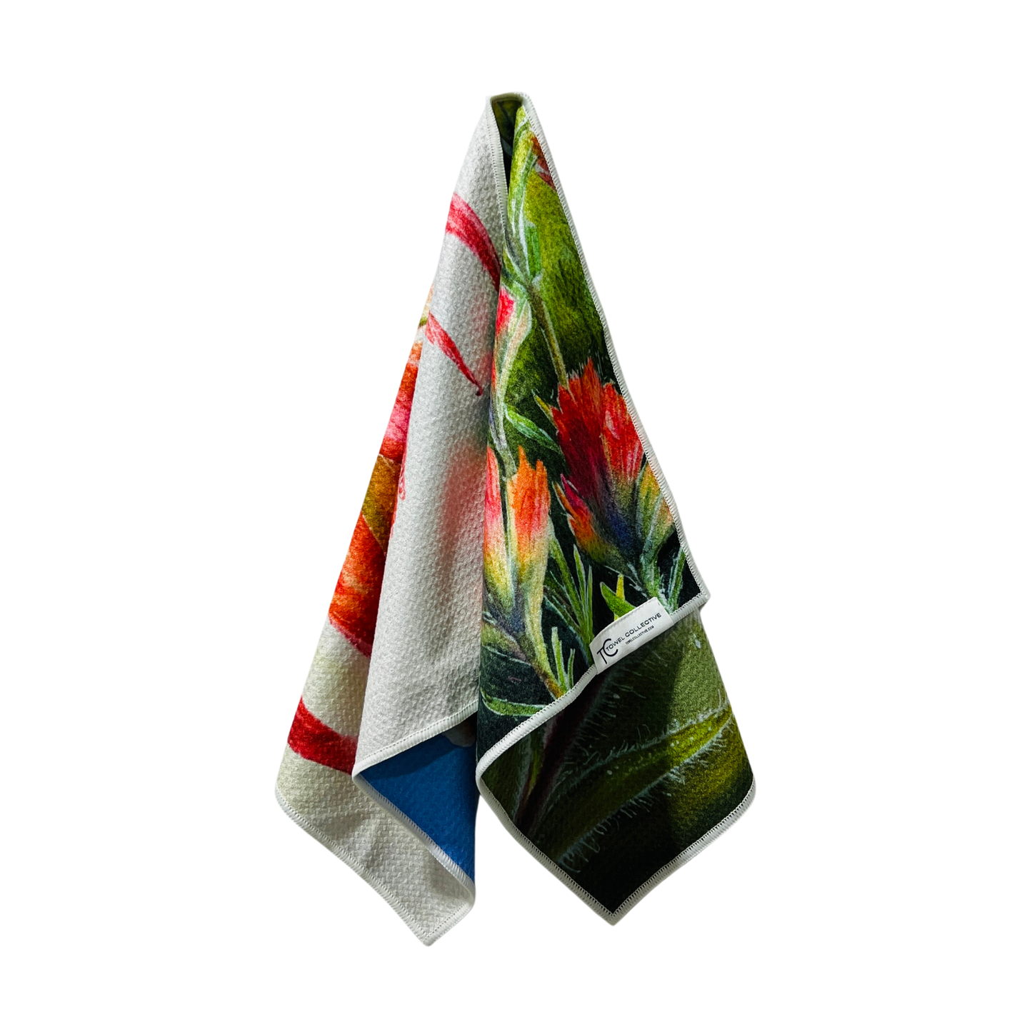 Devil's Paintbrush | Waffle Weave Microfiber Towels Kitchen & Bath: Hand Towel