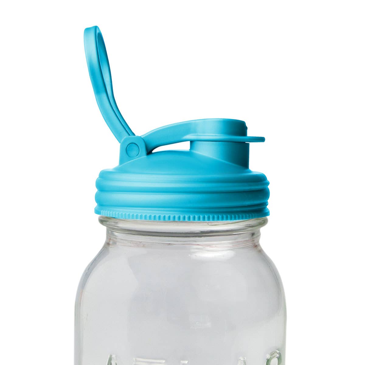 Mason Jar Pour Lid, by reCAP® - Case of 12: Glow Green / Wide Mouth
