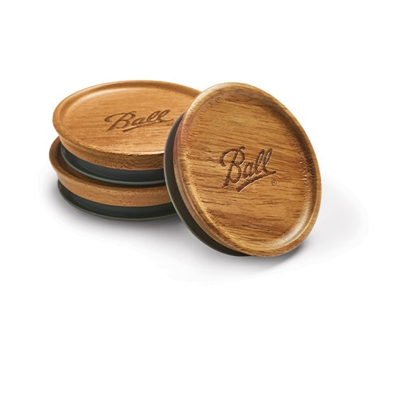 REGULAR LID BALL WOODEN 3PK