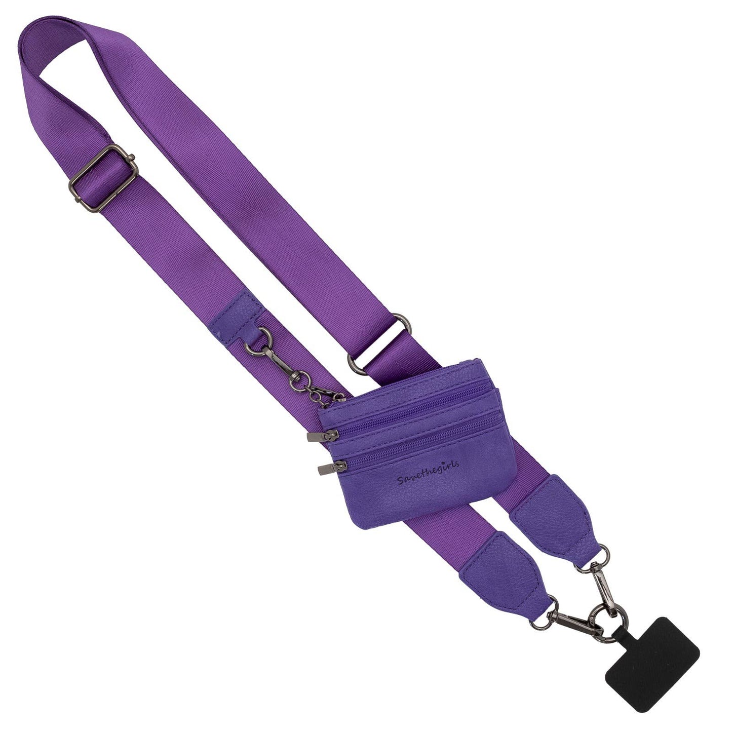 Clip & Go Strap with Pouch – Solid Collection: Orange