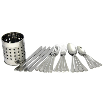 20PC Flatware Set and Holder