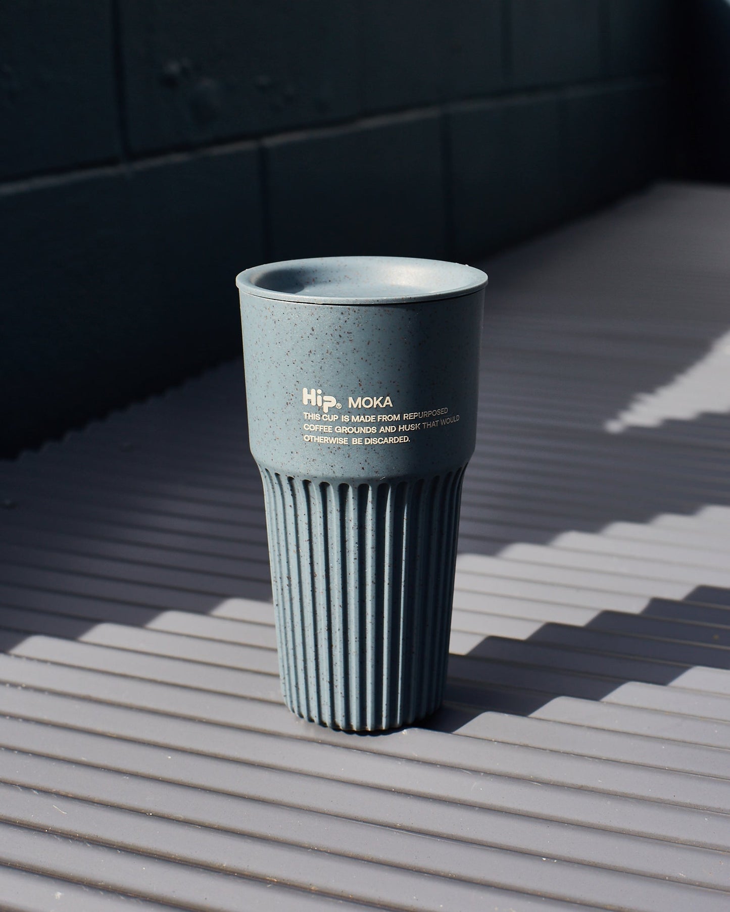 COFFEE CUP MOKA 16 OZ SAND/PEBBLE