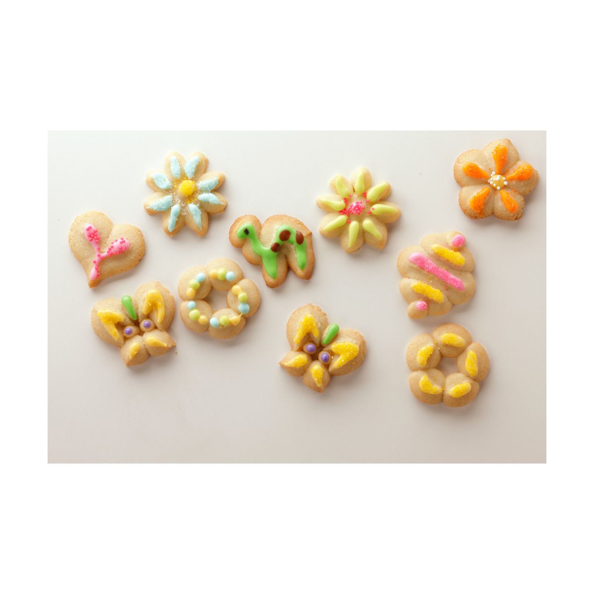 Cookie Press Clear, White - Set