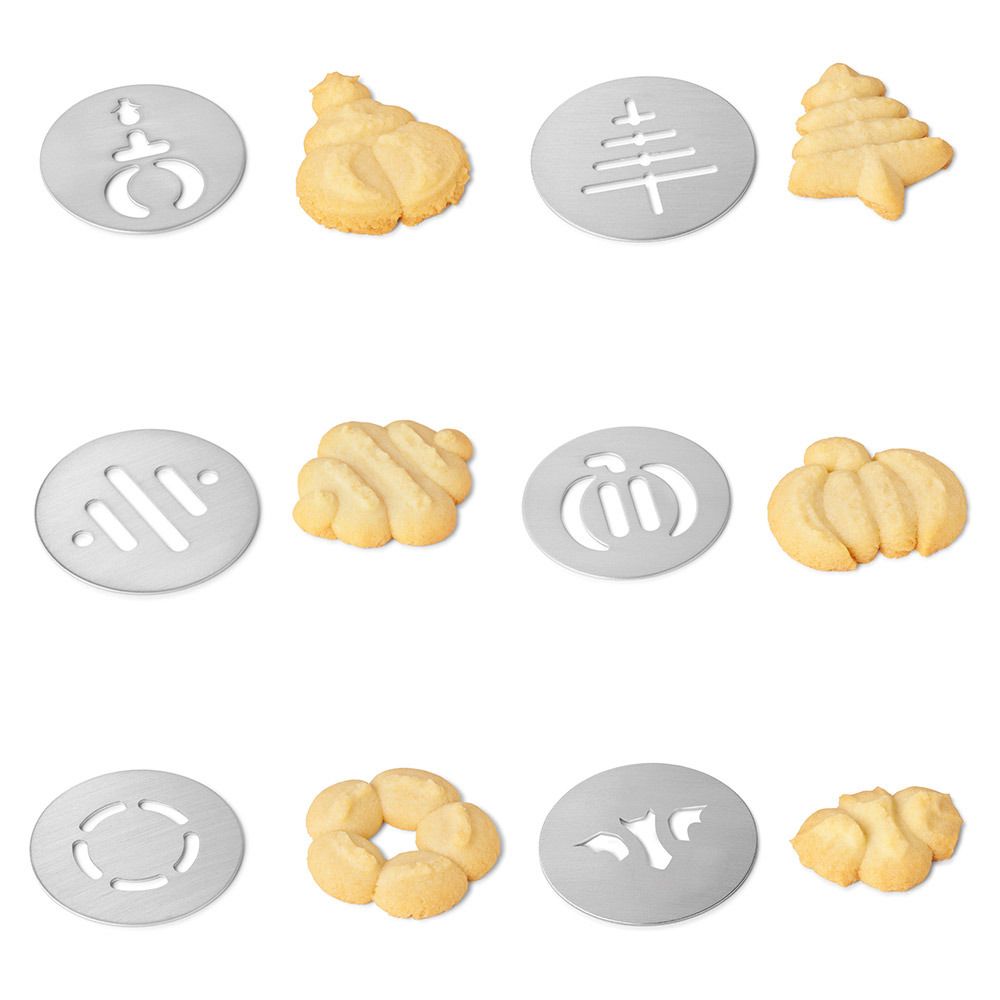 Cookie Press Clear, White - Set
