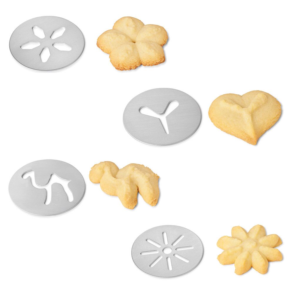 Cookie Press Clear, White - Set