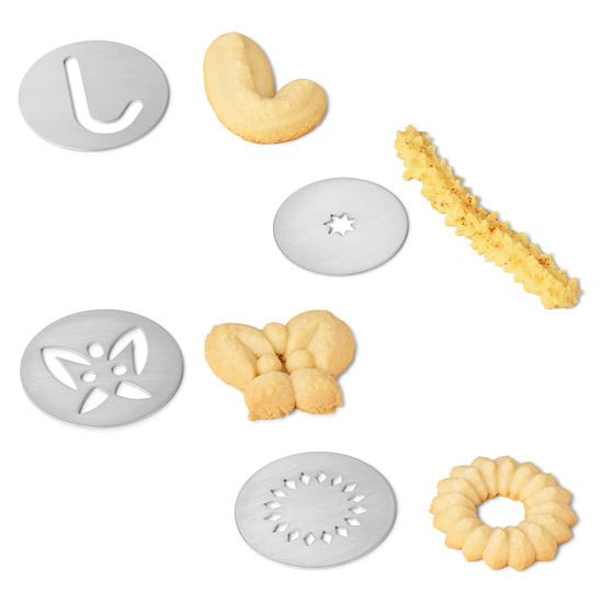 Cookie Press Clear, White - Set