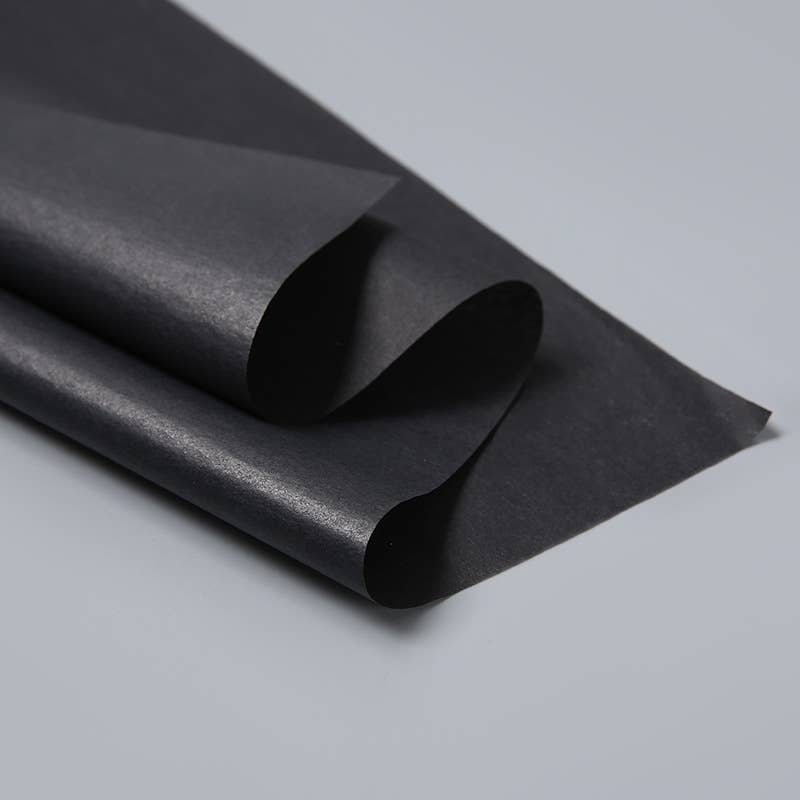 150pc, 31" x 20" Black 17g Wrapping Tissue Paper Sheets