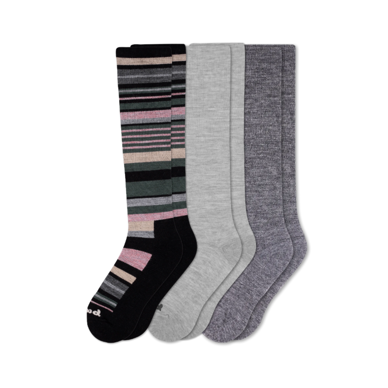 Women's Compression Socks: Medium / Large (US: 8.5 - 11.5+) ~ Assorted colors ~ Sold separately