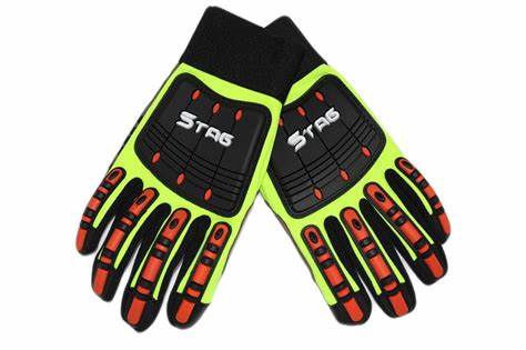 25 HI-VIZ IMPACT PROTECTION GLOVES