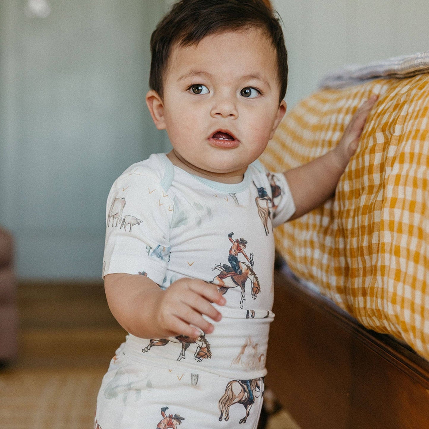 Short Sleeve Bodysuit - Boone: Newborn