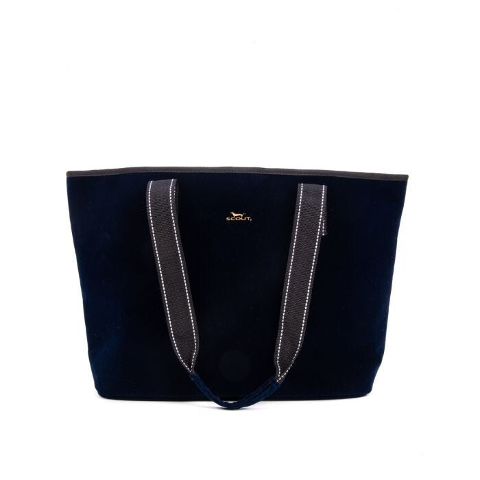 SCOUT - SUTTON PLACE - NAVY VELVET SHOULDER BAG
