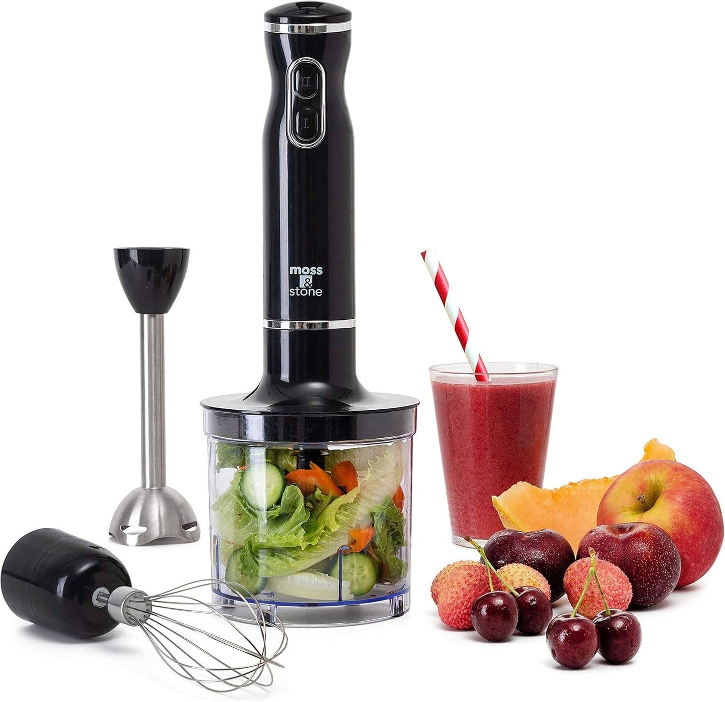Hand Blender Electric With Add On's - Black