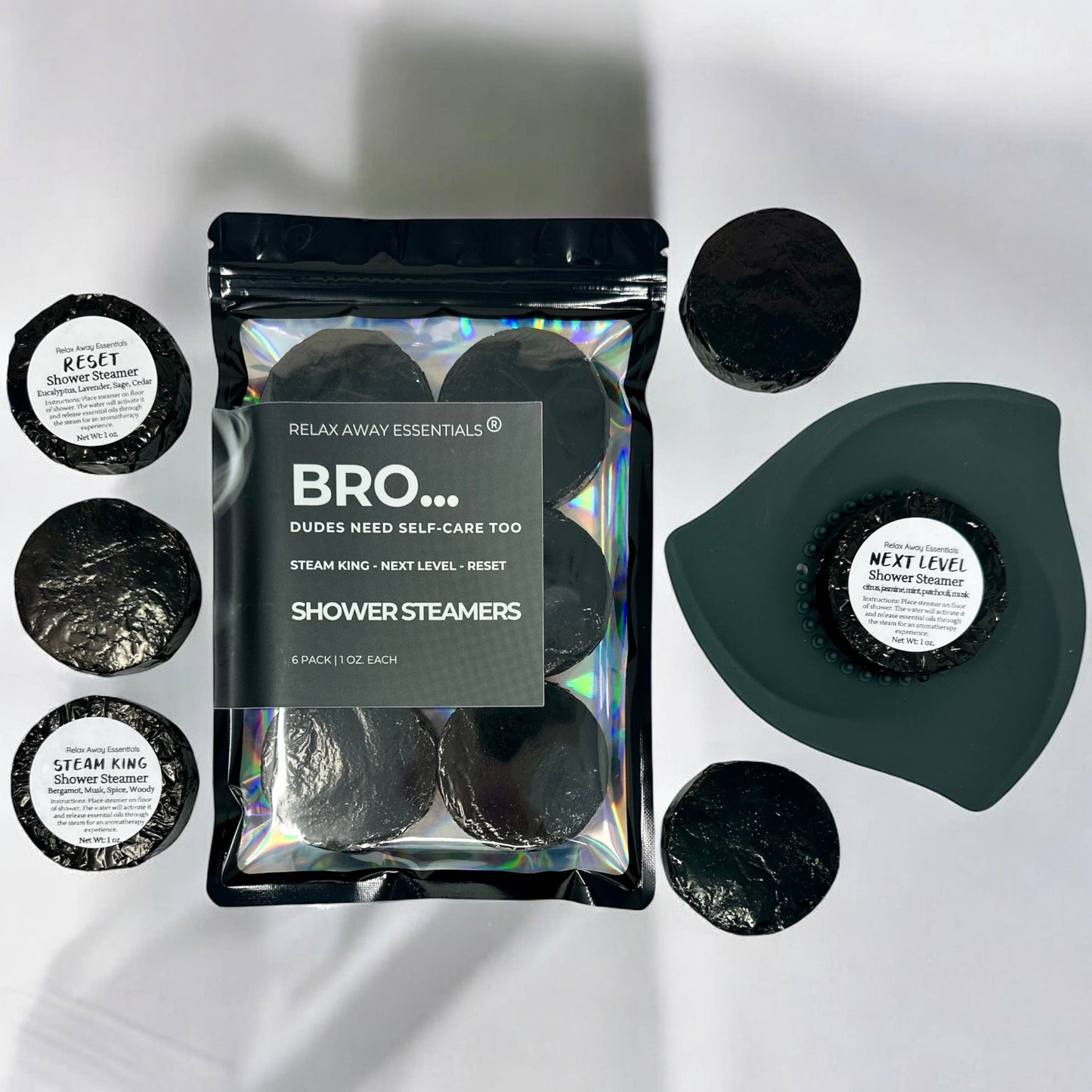 Men's Shower Steamers - Bro 6 Pack - Aromatherapy 