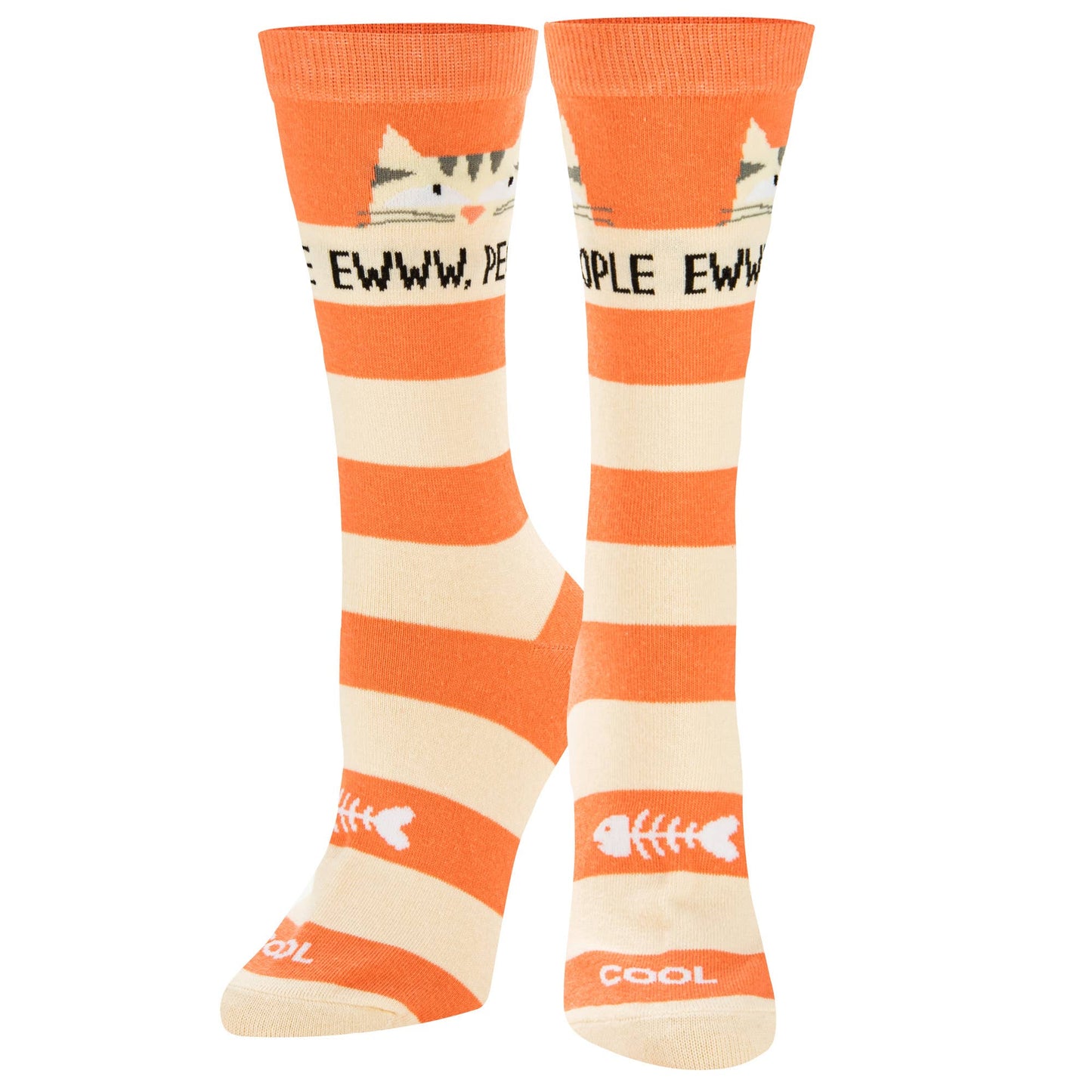 Eww People Cats - Womens Crew Folded