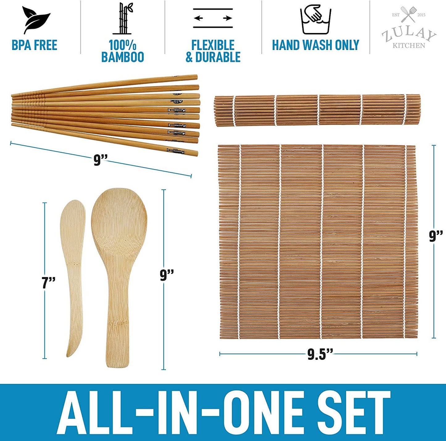 Sushi Making Kit for Beginners - DIY Sushi Maker Set