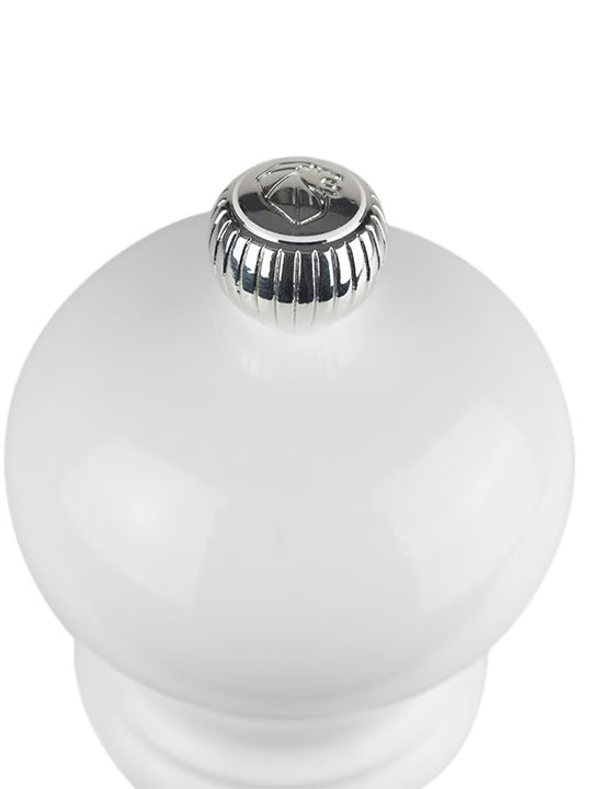 Manual Salt Mill in Wood, White Gloss, 22 cm - 8,75in