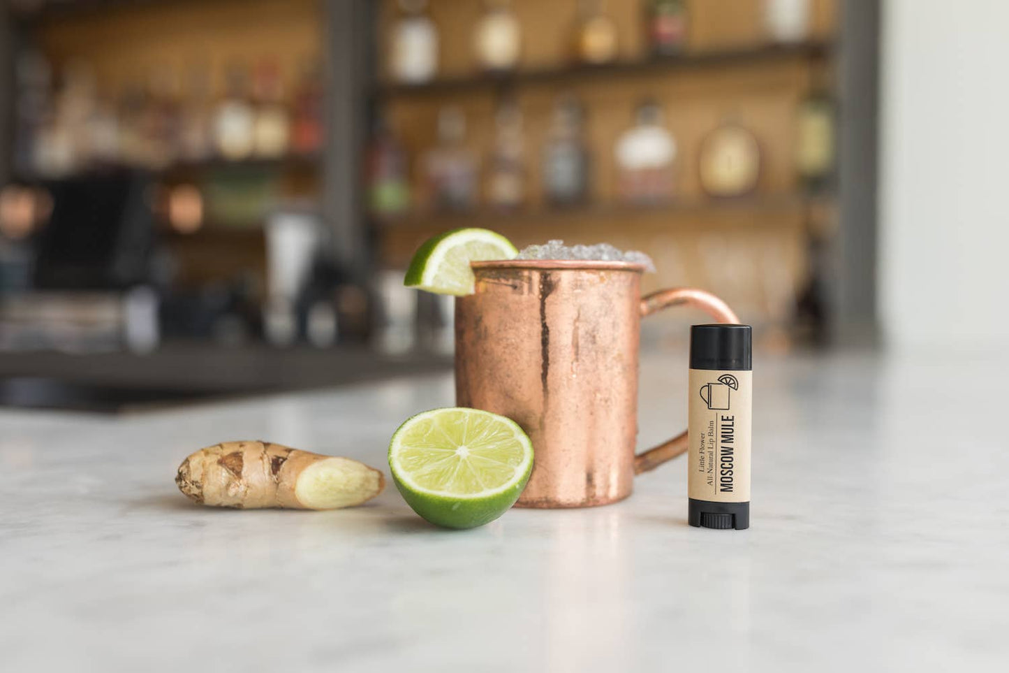 Moscow Mule Lip Balm /  Chapstick: Clear / Natural tube
