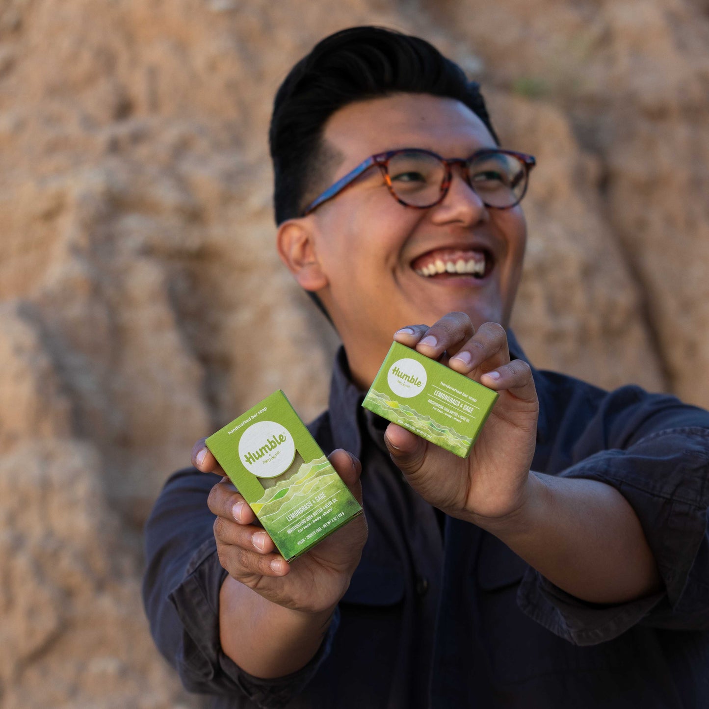 Lemongrass & Sage Travel Soap Bar